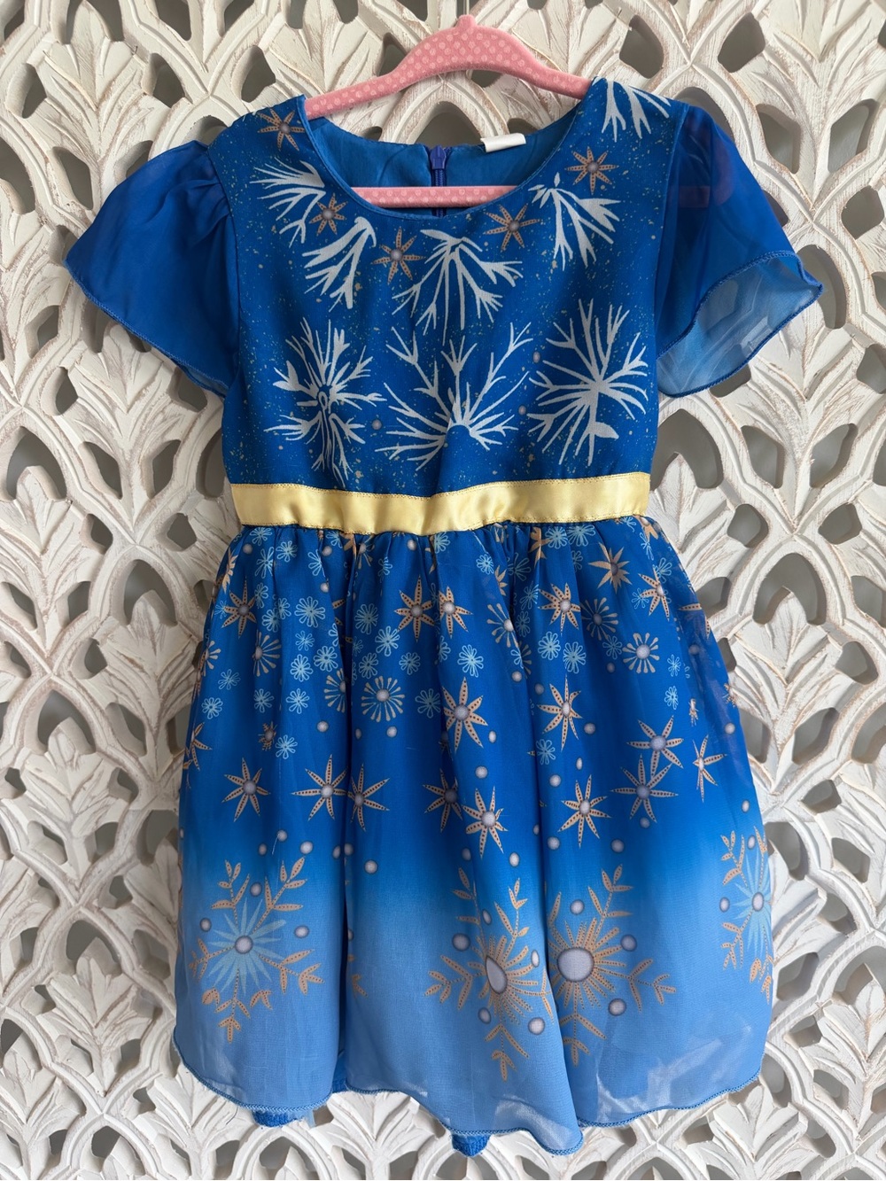 Mini Taylor Blue Snowflake Dress Size 3-4Y